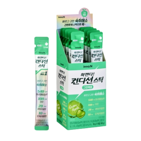 Combo Inno.N Thạch Giải Độc Gan Chiết Xuất Khúng Khéng Vị Nguyên Bản + Vị Táo