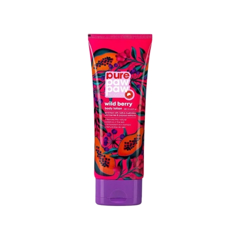 Pure Paw Paw Kem Dưỡng Ẩm Làm Sáng Da Toàn Thân Body Lotion Mùi Wild Berry 200ml