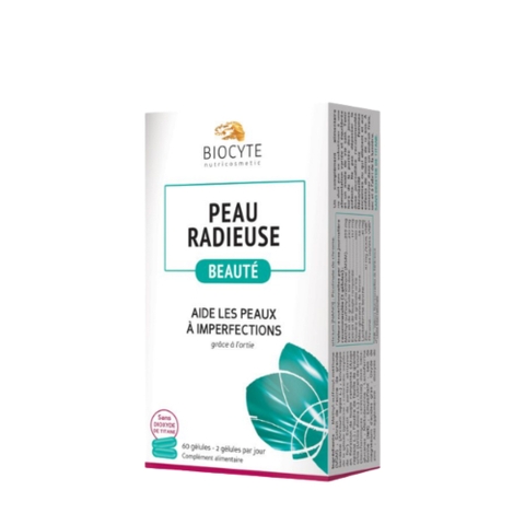 Biocyte Viên Uống Peau Radieuse Hỗ Trợ Bảo Vệ Da, Giảm Mụn Trứng Cá 60 Viên