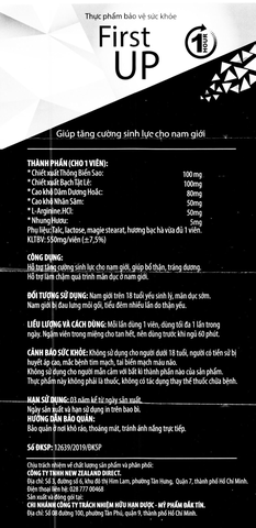 Viên ngậm Hauora First Up 1 Hour Hỗ Trợ Tăng Thời Gian