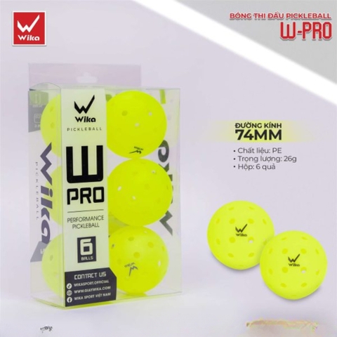 Combo Hộp 9 Bóng Pickleball Wika W-Pro