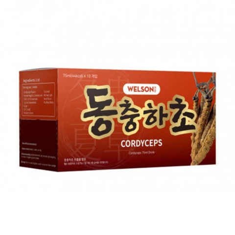 Combo 10 Chai Welson Nước Uống Đông Trùng Hạ Thảo Cordyceps 75ml