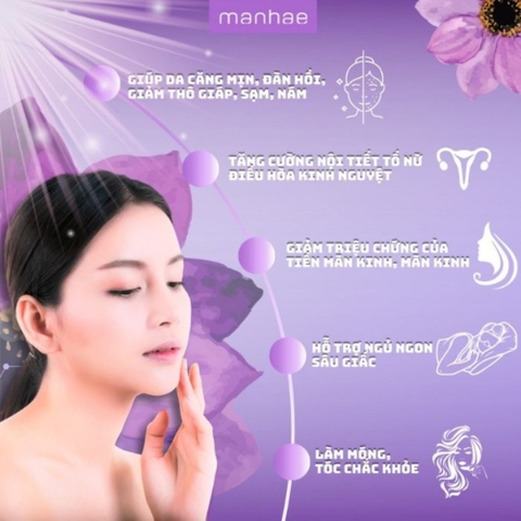 Manhae Viên Uống Nội Tiết Nutrisante Cho Phụ Nữ Tiền Mãn Kinh 90 Viên