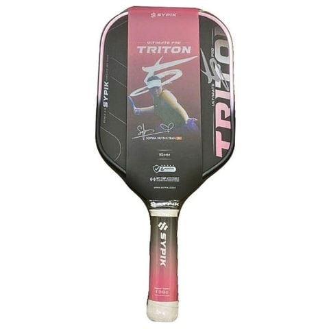 Sypik Vợt Pickleball Triton 5 Pro Ultimate Gen 5 Bản Chữ Ký Sophia Huynh Tran 16mm Màu Hồng Rise Pink