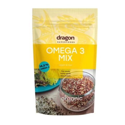 Dragon Superfoods Hỗn Hợp Hạt Omega 3 Hữu Cơ Bổ Sung Omega 3 200g