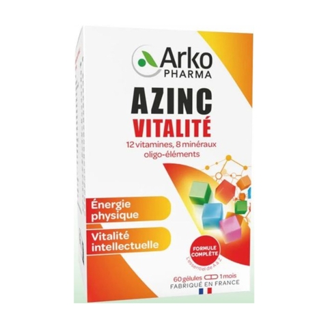 Arkopharma Viên Uống Azinc Vitalite Bổ Sung Vitamin Và Khoáng Chất Tổng Hợp 60 Viên Và 120 Viên