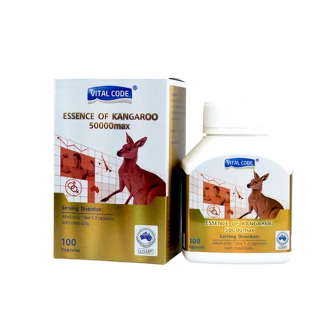 Vital Code Viên Uống Tăng Cường Sinh Lý Nam Essence Of Kangaroo 50000 Max 100 Viên
