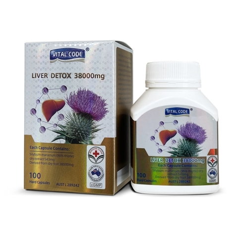 Vital Code Viên Uống Thải Độc Gan Liver Detox 38000 100 Viên