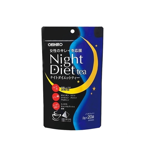 Orihiro Trà Hỗ Trợ Giảm Cân Night Diet Tea 20 Gói