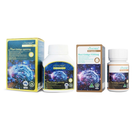 Vitatree Viên Uống Bổ Não Maxi Ginkgo 9500mg