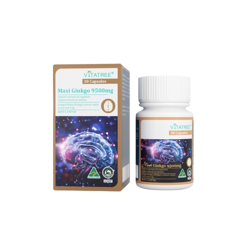 Vitatree Viên Uống Bổ Não Maxi Ginkgo 9500mg