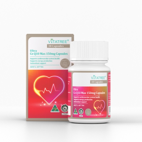 Vitatree Viên Uống Bổ Tim Mạch Ultra Coq10 Max 150mg