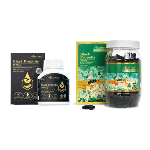 Vitatree Viên Uống Keo Ong Đen Hỗ Trợ Chống Oxy Hóa 2000mg