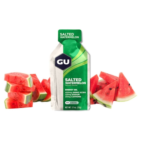 Gu Energy Gel Năng Lượng Chứa Caffein Vị Trái Cây Dễ Ăn Gói 32 Gam