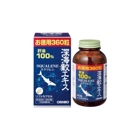 Orihiro Viên Uống Dầu Gan/Sụn Vi Cá Mập Squalene 390 viên