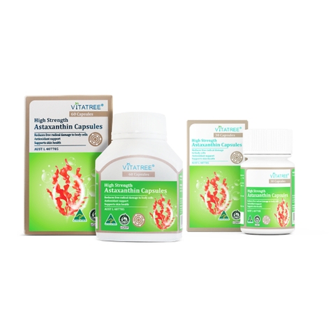 Vitatree Viên Uống Hóa High Strength Astaxanthin Chống Lão 30 Viên