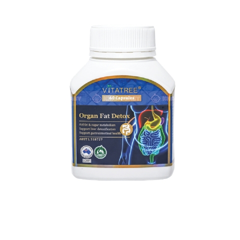 Vitatree Viên Uống Hỗ Trợ Thải Độc Mỡ Nội Tạng Organ Fat Detox
