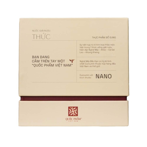 Quốc Phẩm Việt Nam Nước Uống Thức Hỗ Trợ Giải Rượu Hộp 5 Chai