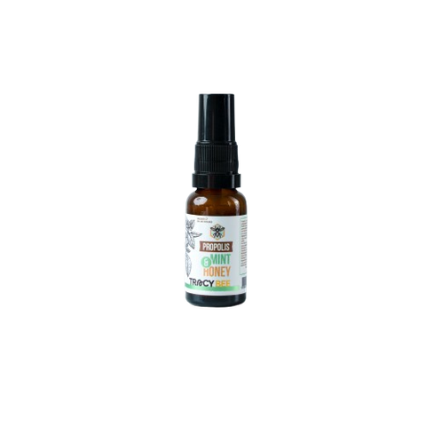Combo 2 Tracybee Xịt Keo Ong Xanh Vị Bạc Hà Dạng Xịt Hỗ Trợ Trị Ho, Viêm Họng 20ml