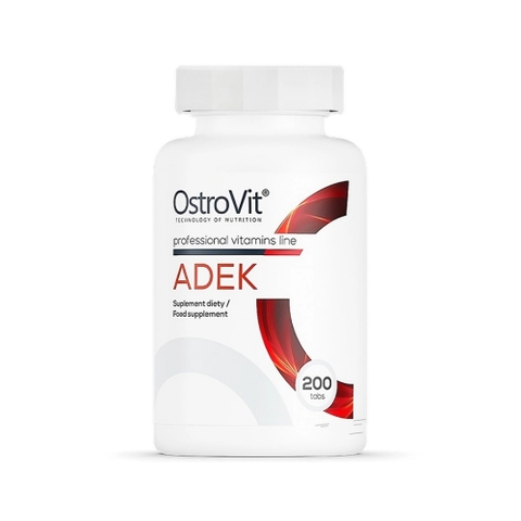 OstroVit Viên Uống ADEK Bổ Sung Vitamin A, D, E Và K Hộp 200 Viên