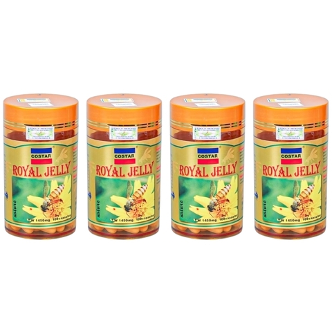 Combo 4 Hộp Costar Viên Uống Sữa Ong Chúa 1450mg 60 Viên