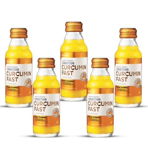Combo 5 chai Inno.N Nước Hỗ Trợ Bảo Vệ Và Tăng Cường Chức Năng Dạ Dày Condition Curcumin Fast