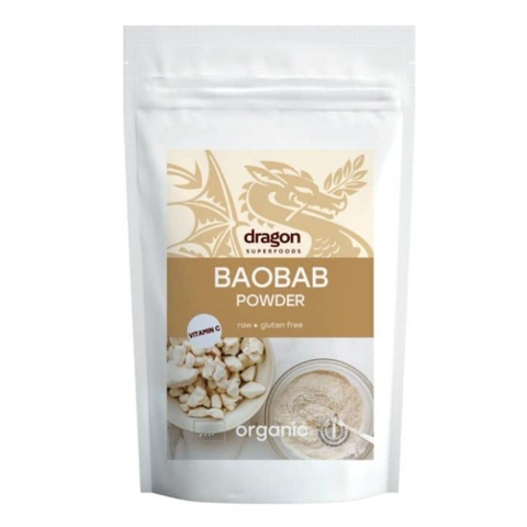 Dragon Superfoods Bột Baobab Hữu Cơ Bổ Sung Dưỡng Chất 100g