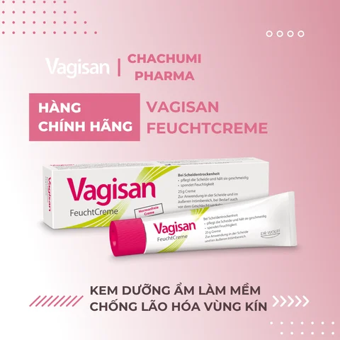 Vagisan Feucht Creme Kem Dưỡng Ẩm Hỗ Trợ Chống Lão Hoá 25 Gam
