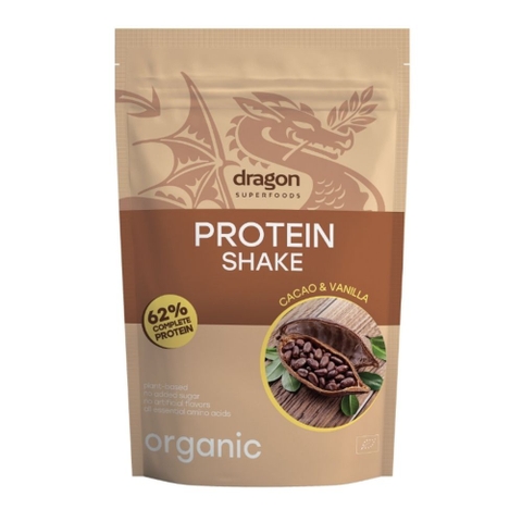 Dragon Superfoods Bột Protein Thực Vật Lắc Vị Cacao Vanilla Hữu Cơ Bổ Sung Đạm 500g