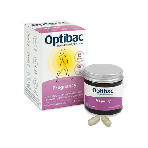 Optibac Viên Uống Pregnancy Probiotics Bổ Sung Lợi Khuẩn Cho Mẹ Bầu 30 Viên