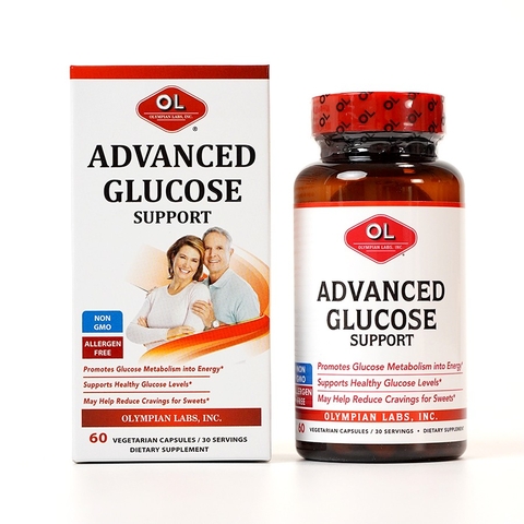 Olympian Labs Viên Hỗ Trợ Điều Hoà Đường Huyết Advanced Glucose Support 60 Viên