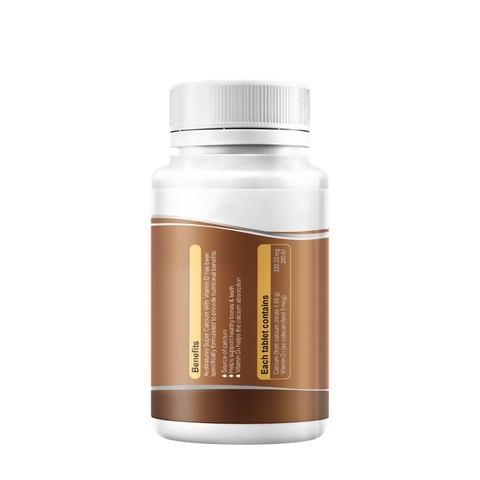AusNatures Viên Uống Super Calcium With VIT D Bổ Sung Canxi Hữu Cơ Và Vitamin D 60 Viên