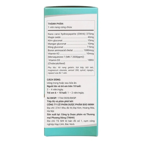 Avisure Hi-Cal Viên Uống Bổ Sung Canxi Và Dưỡng Chất Hộp 30 Viên