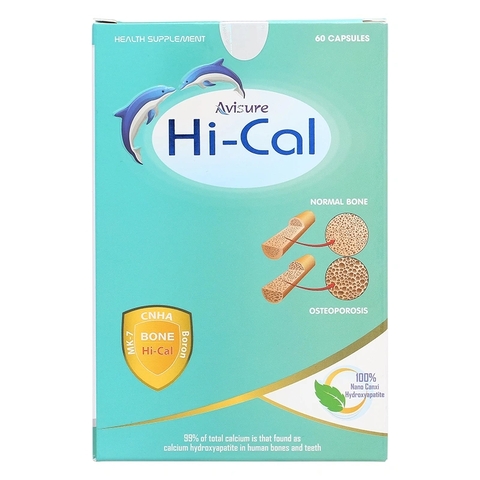 Avisure Hi-Cal Viên Uống Bổ Sung Canxi Và Dưỡng Chất Hộp 30 Viên