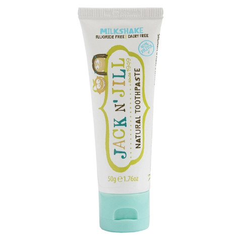Jack N Jill Kem Đánh Răng Cho Bé Natural Toothpaste 50g - Milkshake sữa lắc