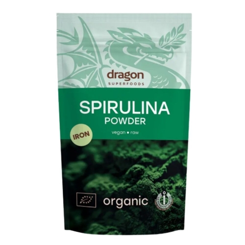 Dragon Superfoods Bột Tảo Xoắn Hữu Cơ Bổ Sung Dinh Dưỡng 200g