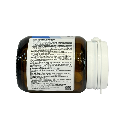 Blackmores Viên Uống Bổ Gan Chiết Xuất Từ Cây Kế Sữa Milk Thistle 42 Viên