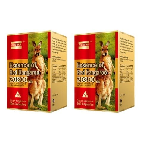 Combo 2 Hộp Hỗ Trợ Phái Mạnh Essence Of Kangaroo 20800max - Costar Của Úc Chính Hãng 100 Viên
