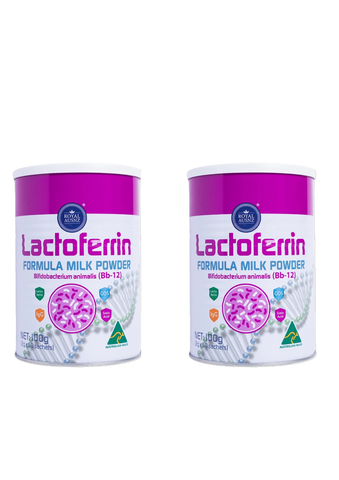 Combo 2 Royal Ausnz Sữa Bột Lactoferrin Hỗ Trợ Tiêu Hóa, Tăng Cường Miễn Dịch Bifidobacteriumanimalis (Bb-12) 50 Gói x 2g