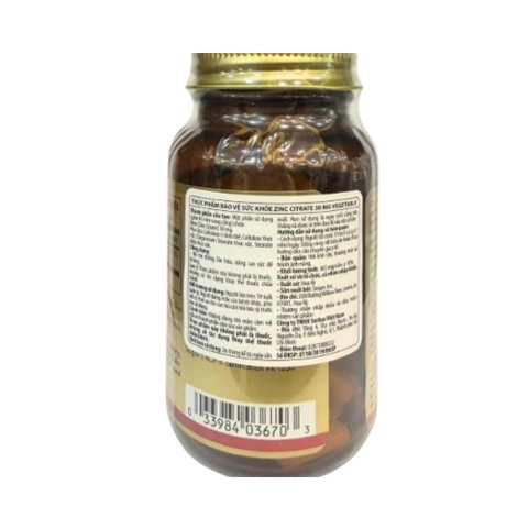 Combo Applied Nutrition Viên Uống Hỗ Trợ Nam Giới 120 Viên Hàng Chính Ngạch Anh Quốc + Solgar Viên Uống Bổ Sung Kẽm (Zinc Citrate) 30 MG 100 Viên - Chính Ngạch Mỹ