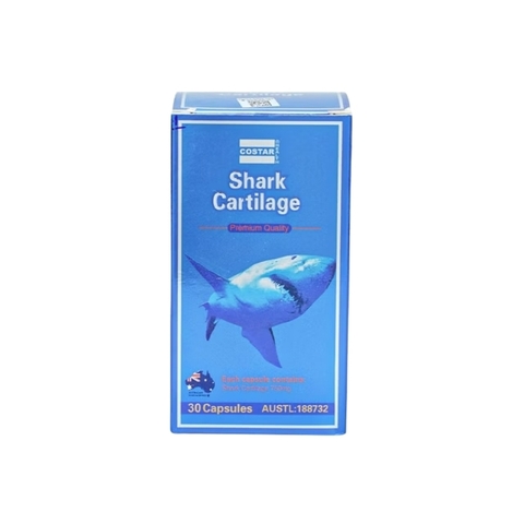 Costar Viên Uống Hỗ Trợ Xương Khớp Sụn Cá Mập Blue Shark Cartilage 750mg (30 Viên)