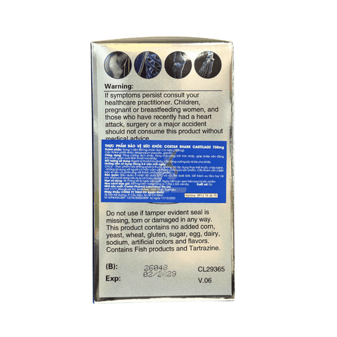 Costar Viên Uống Hỗ Trợ Xương Khớp Blue Shark Cartilage 750mg 365 Viên