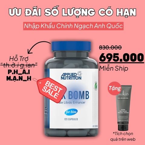 Applied Nutrition Viên Uống Hỗ Trợ Nam Giới - Từ Anh Quốc