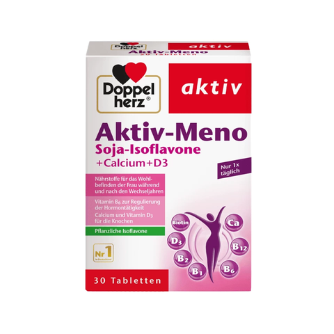 Doppelherz Viên Uống Aktiv-Meno Hỗ Trợ Giảm Triệu Chứng Tiền Mãn Kinh, Mãn Kinh Hộp 30 Viên