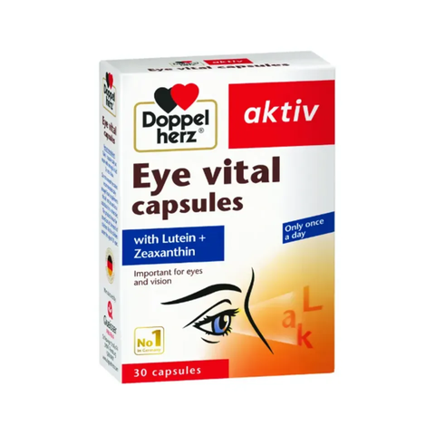 Doppelherz Viên Uống Eye Vital Hỗ Trợ Đôi Mắt Khỏe Mạnh Hộp 30 Viên