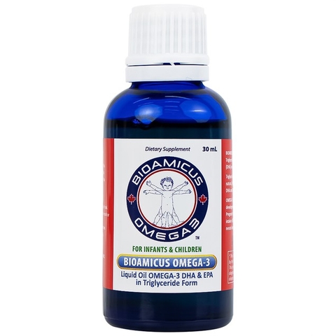 Bioamicus Omega 3 Chứa DHA Và EPA Hỗ Trợ Tăng Cường Thị Lực Và Trí Não Cho Trẻ Lọ 30ml