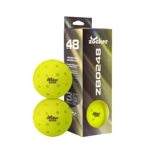 Combo 3 Bóng Zocker Hộp 3 Bóng 48 Lỗ