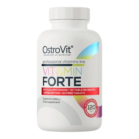 OstroVit Viên Uống Vit&Min Forte Bổ Sung Vitamin Và Khoáng Chất Hộp 90 Viên