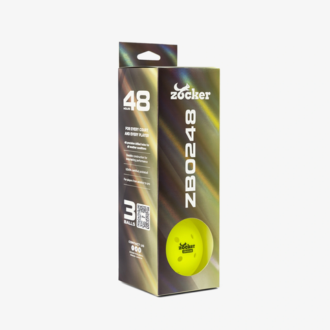 Combo 5 Bóng Zocker Hộp 3 Bóng 48 Lỗ
