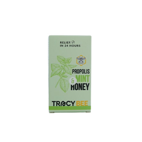 Combo Tracybee Xịt Keo Ong Xanh Vị Trái Cây + Bạc Hà Dạng Hỗ Trợ Trị Ho, Viêm Họng 20ml